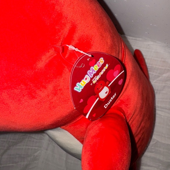 NWT Rare Squishmallow HugMee 18" Duster the Red Dinosaur Plush - Picture 2 of 3